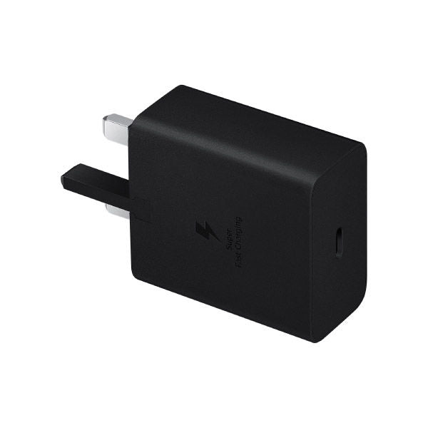 Samsung 45W PD Super Fast Charger  USB-C With Cable | Black Samsung 45W PD Super Fast Charger  USB-C With Cable | Black
